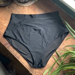 Aerie High Waisted Crossover Swim Bottom